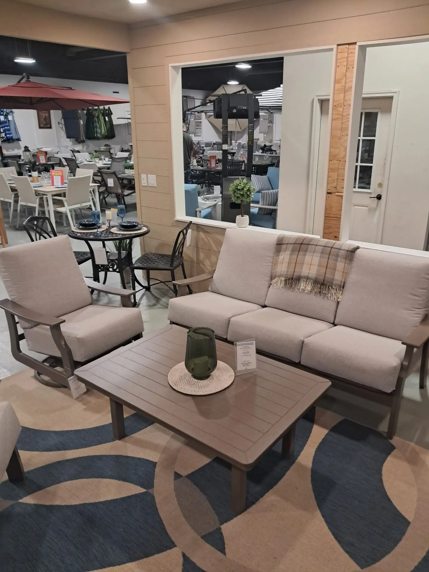 St. Catherine 4 Person Seating Group with Cushions by Telescope Casual