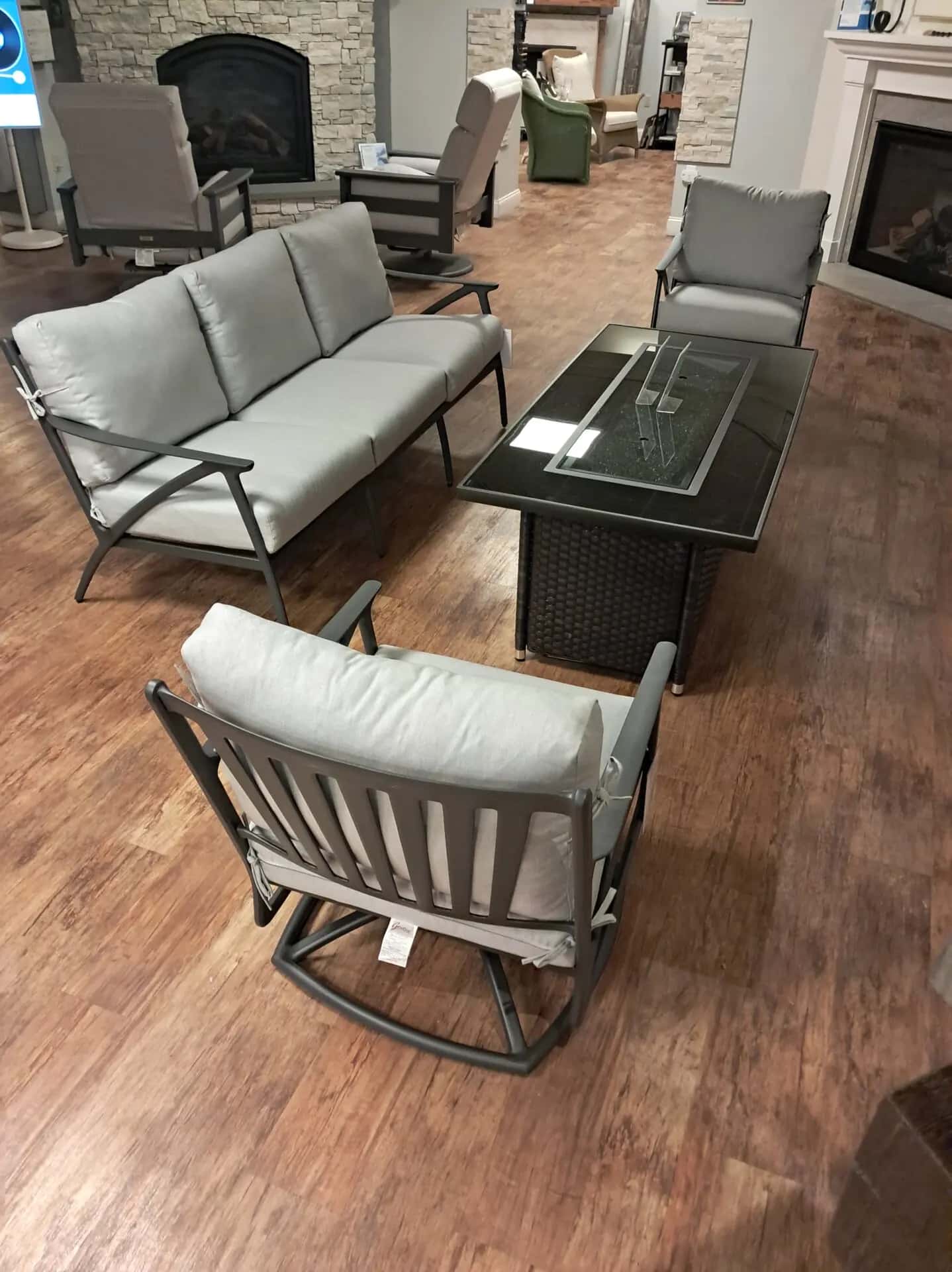 Amari 6 Person Seating Group with Cushions by Gensun