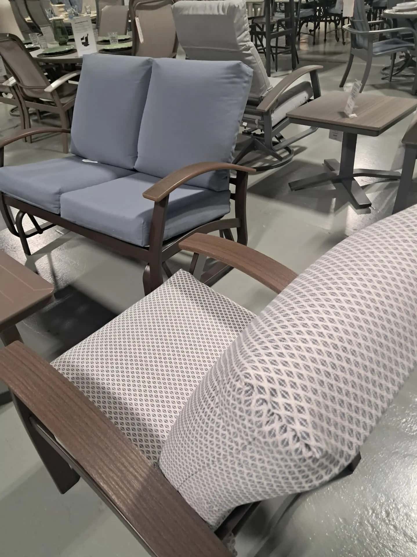 Belle Isle 3 Person Seating Group with Cushions by Telescope Casual