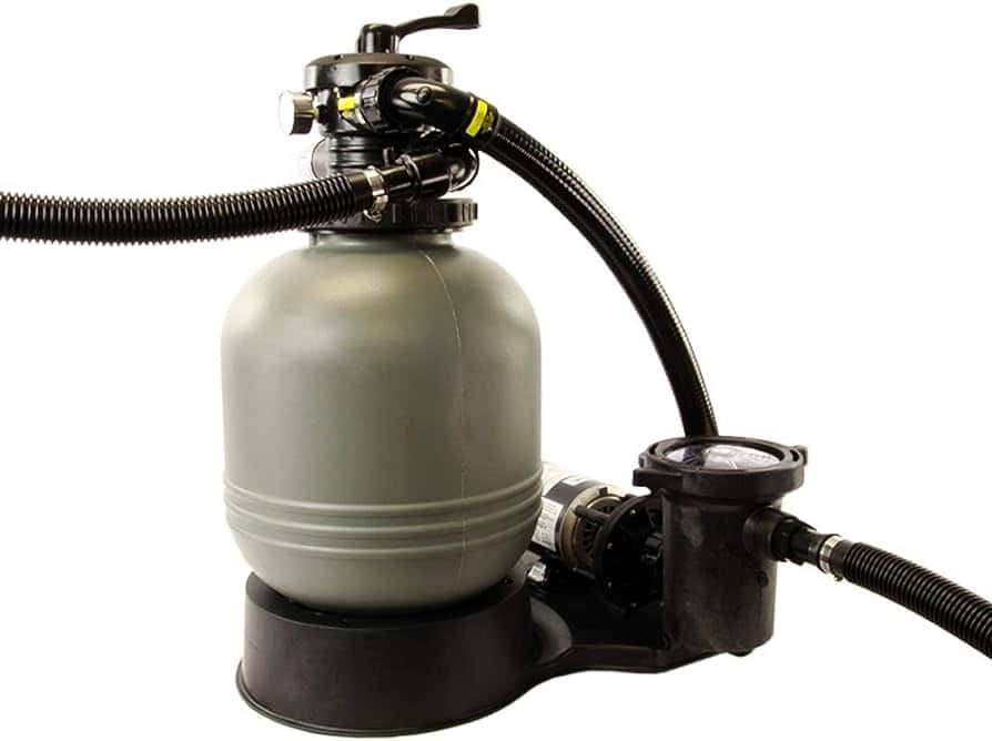 FILTER SYSTEM 100LB OVAL SAND W-1HP 1SP PUMP