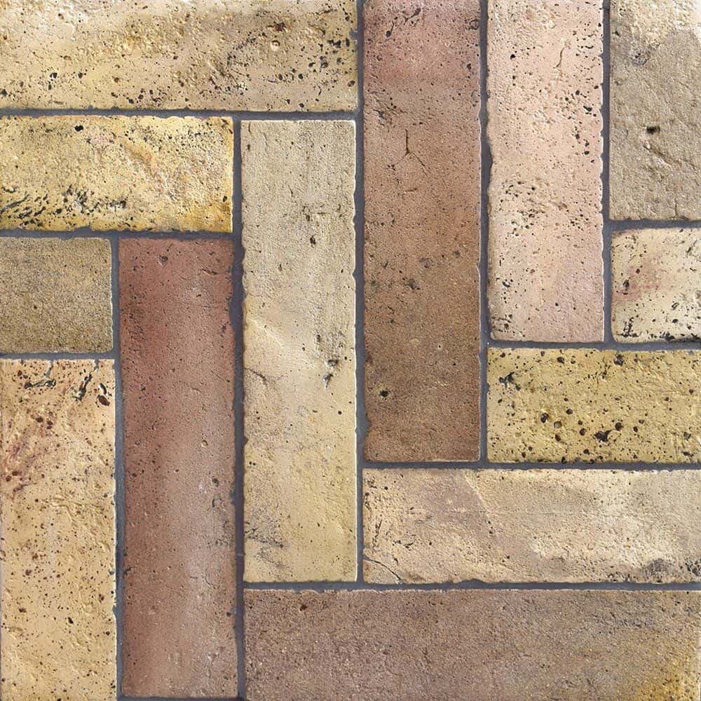 Reclaimed Matte Parquet Terracotta Tile 3×12