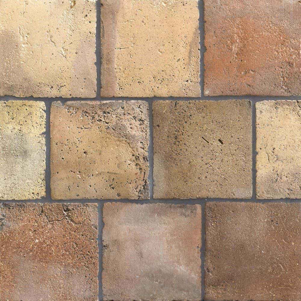 Reclaimed Matte Square Terracotta Tile 6×6