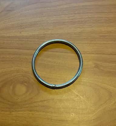 Solid stainless steel Perch Rings, 3 1/2 inch OD diameter 1/4 inch thickness