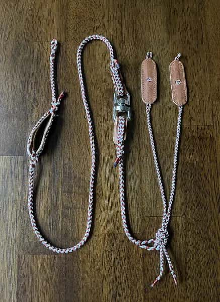 Arab Style Jesses, Swivel and Leash set.
