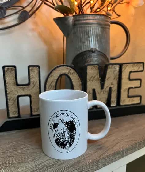 MIKES FALCONRY  COFFEE MUG