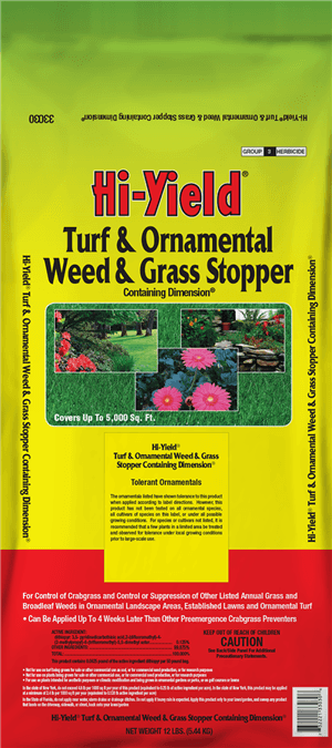 Hi-Yield Weed & Grass Stopper with Dimension