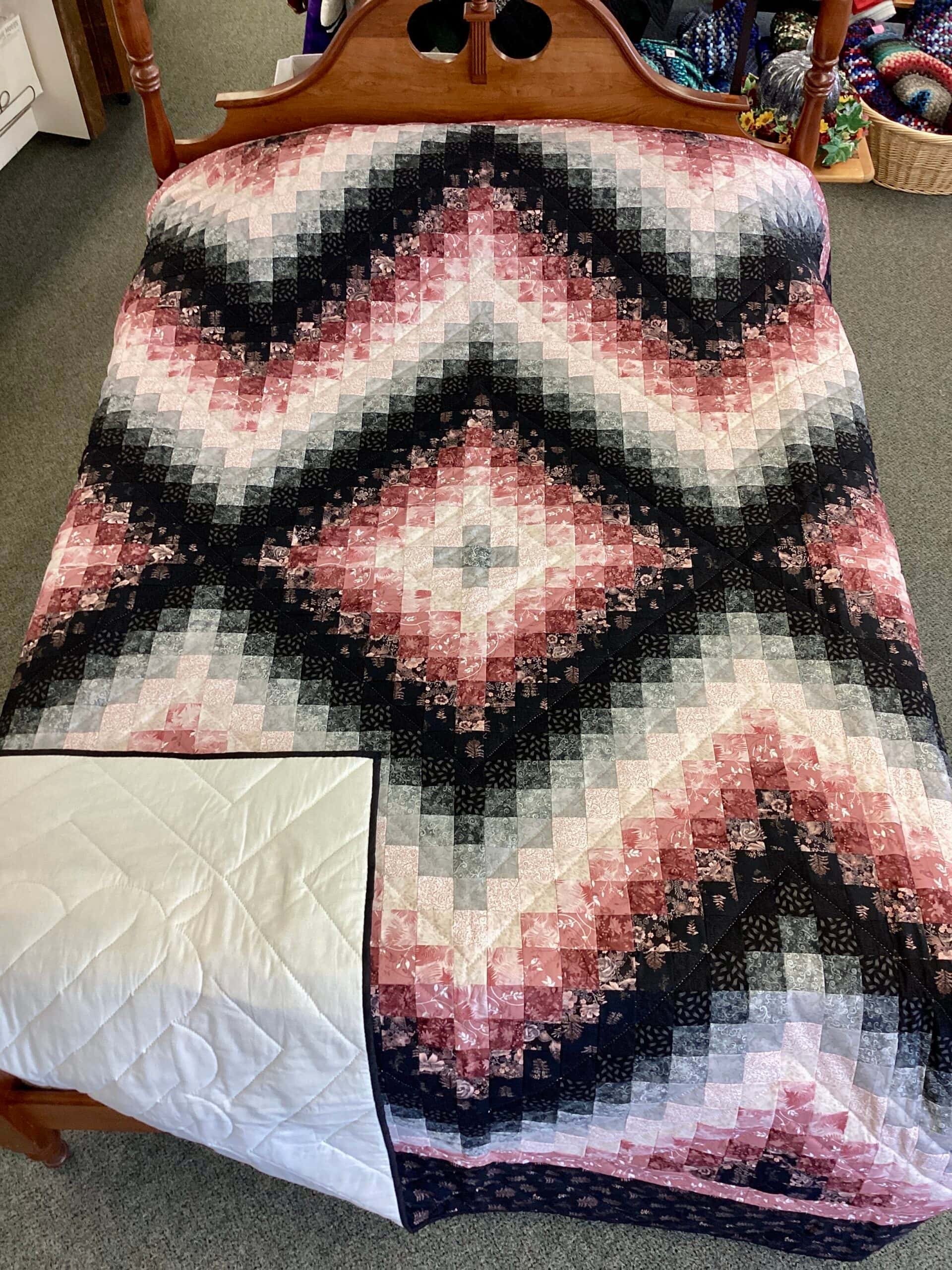 Pink Twilight Shadow Quilt