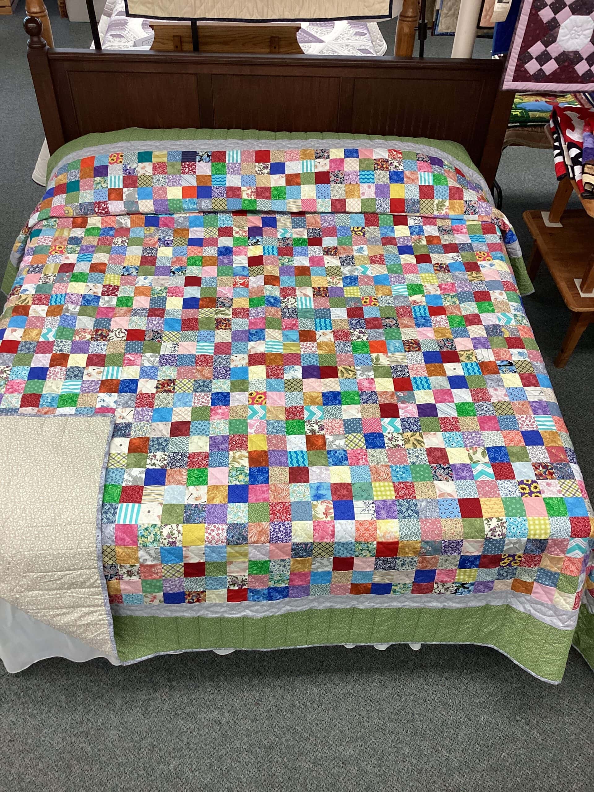 Scrappy Quilt In Brights