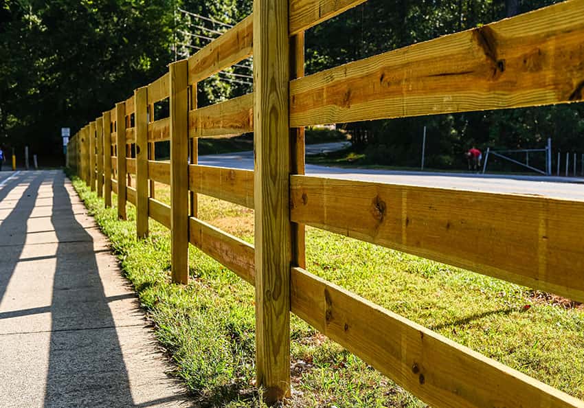 Rough Cut Treated Corral Boards
