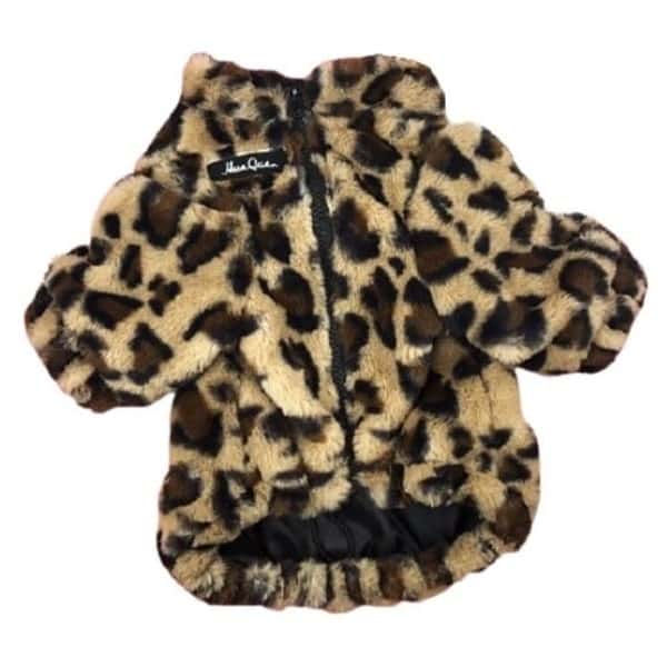 Leopard Trend Luxury Dog Winter Coat