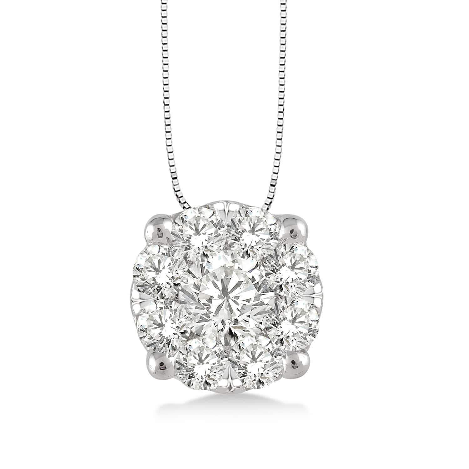 .35CT Lovebright Pendant WG