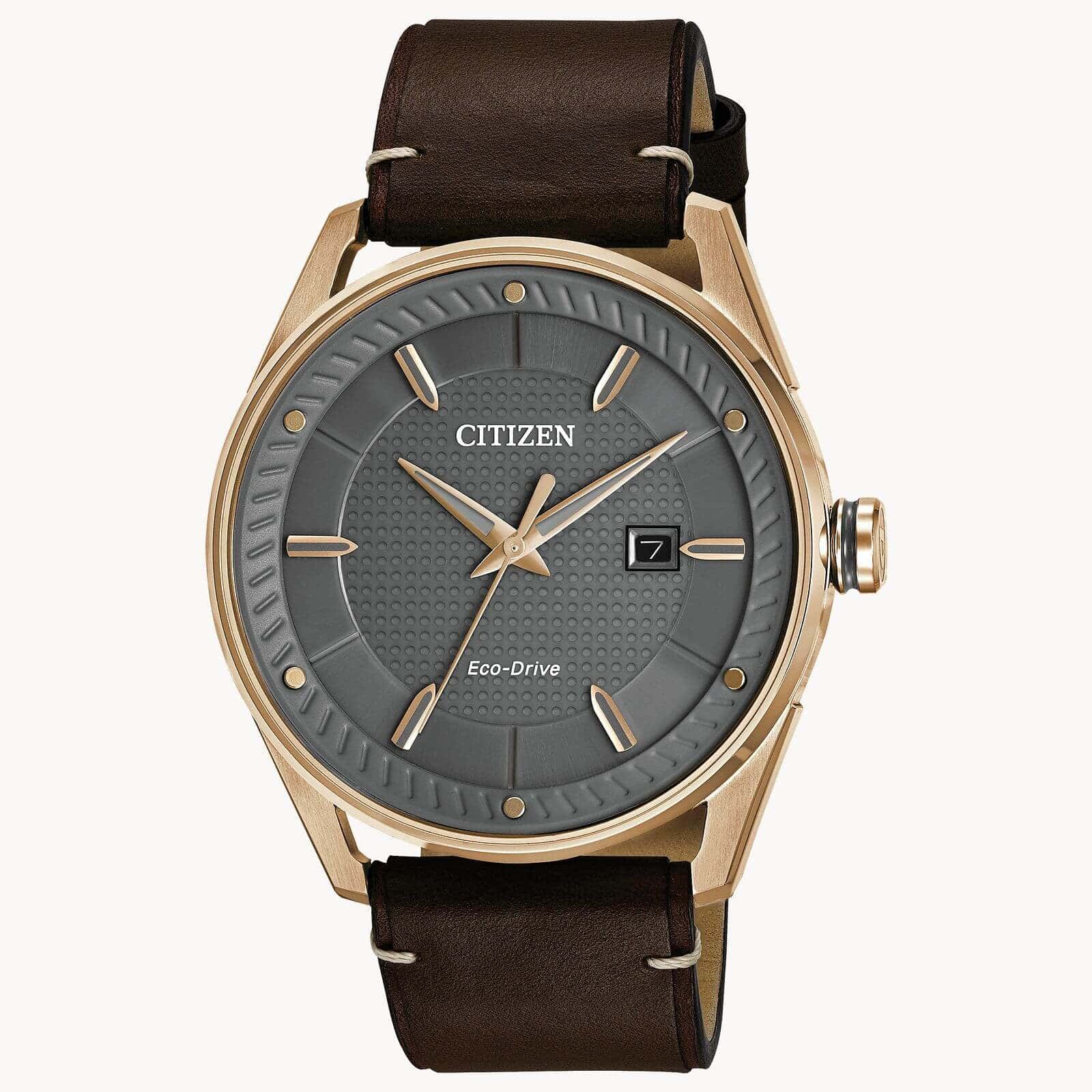 Men’s Eco-Drive Leather Grey