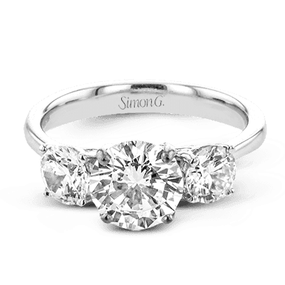 Three Stone Diamond Engagement Ring