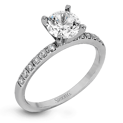 Modern Solitaire Engagement Ring