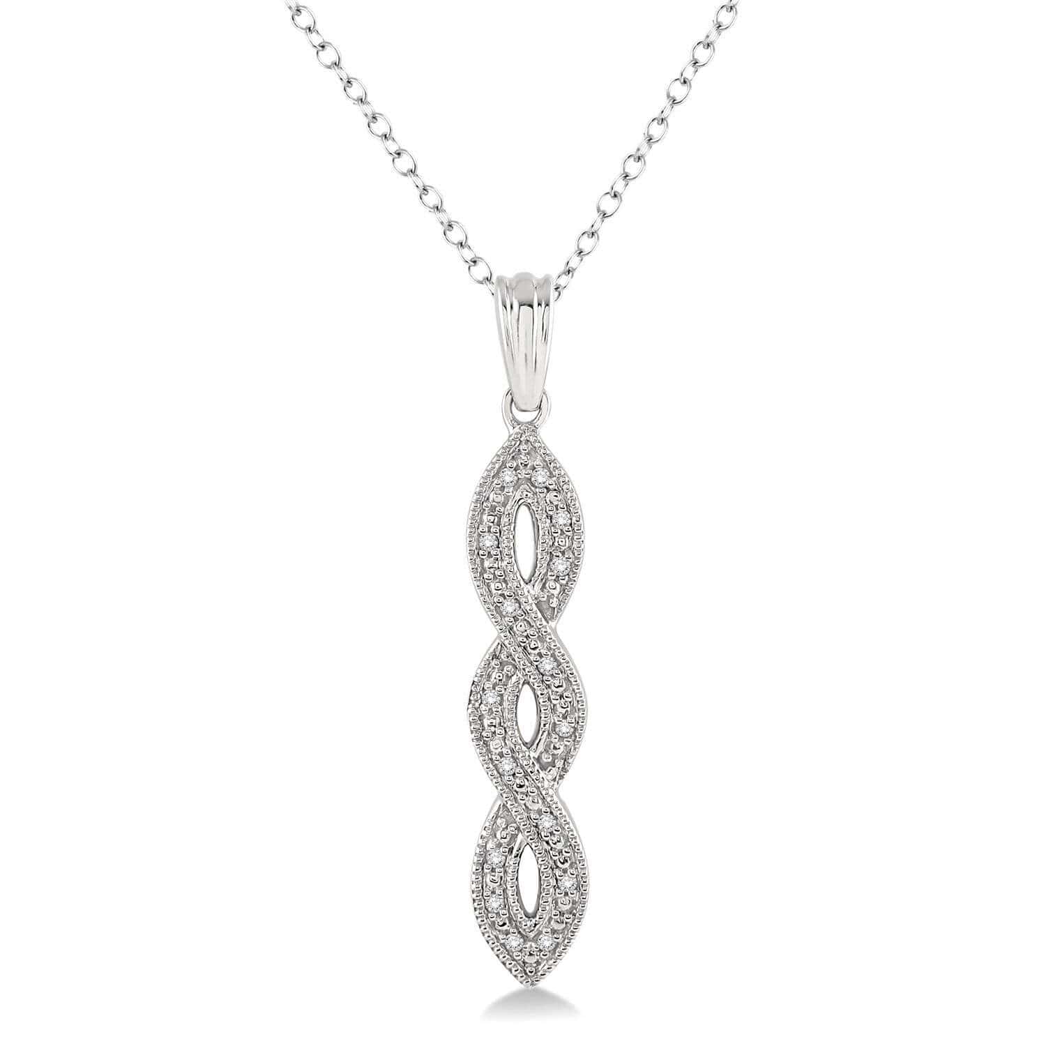 Silver Diamond Fashion Pendant