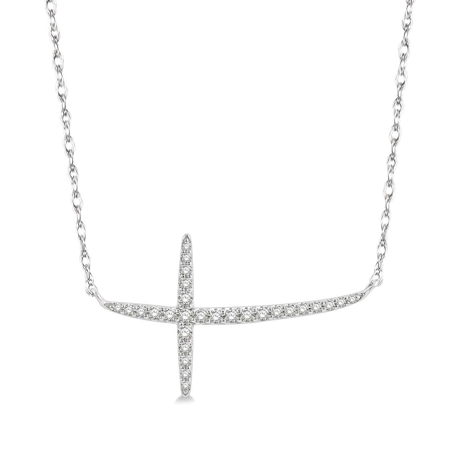 Cross Diamond Necklace