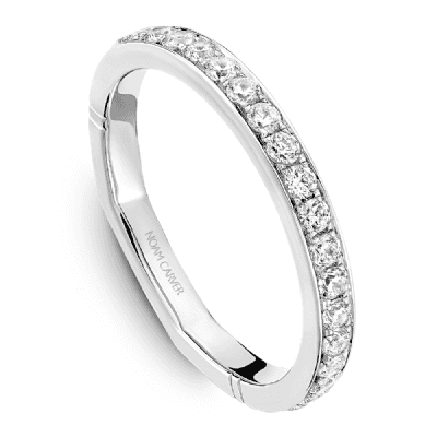 Channel Set Diamond Wedding Band