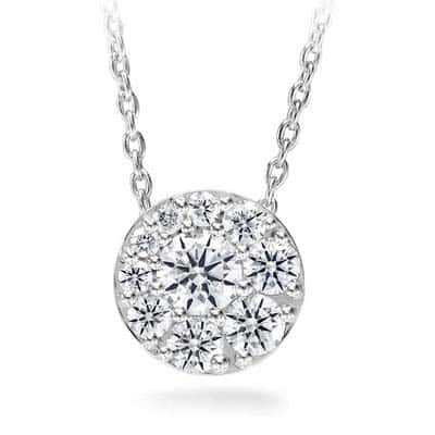 Tessa Diamond Circle Pendant