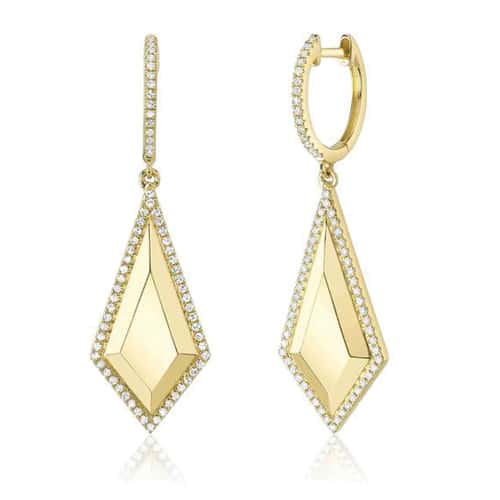 Diamond Geo Cut Earrings
