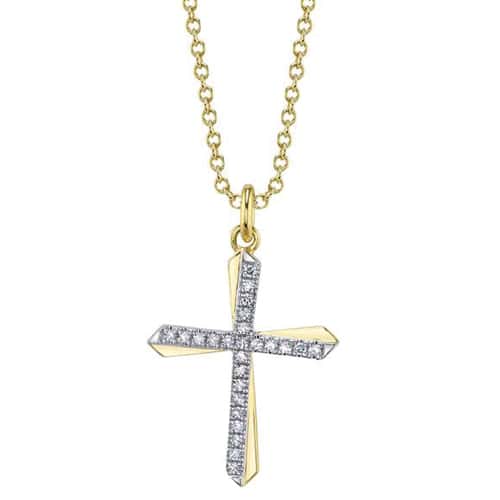 Diamond Cross Necklace
