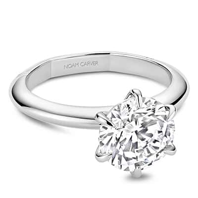 Solitaire Diamond Engagement Ring