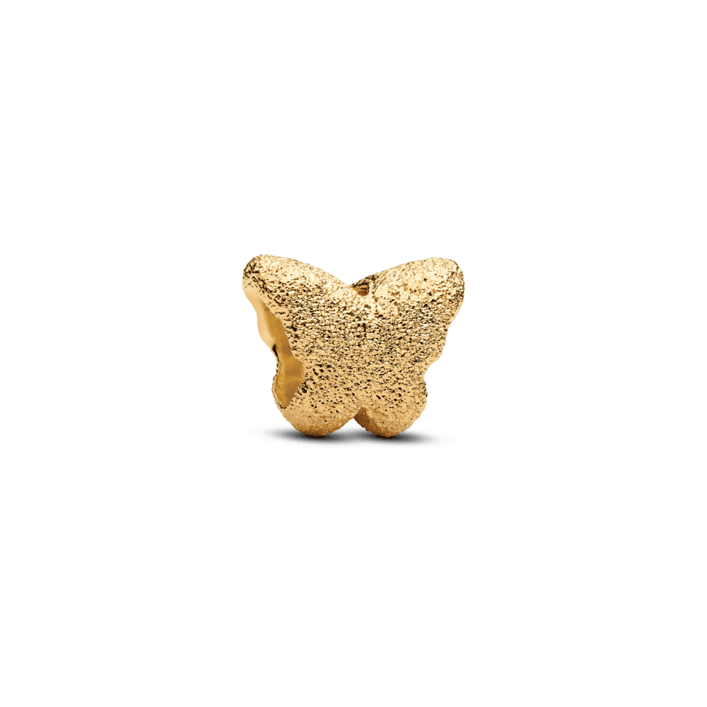 Textured Butterfly Mini Charm