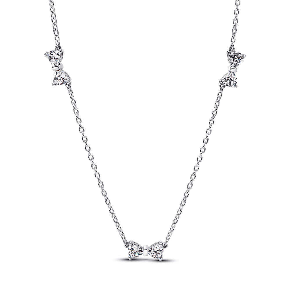 Bow Station Chain Necklace