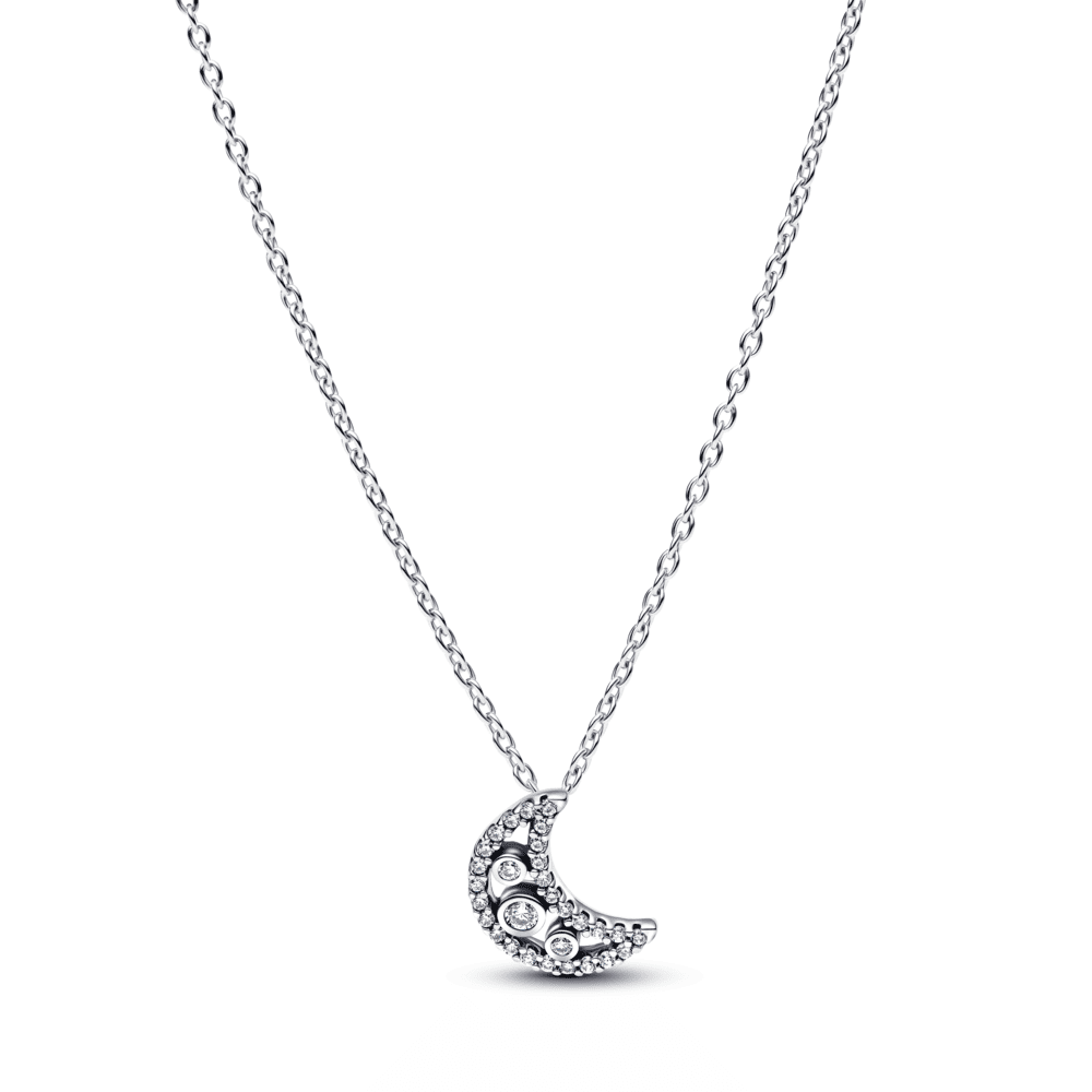 Crescent Moon Pendant Necklace