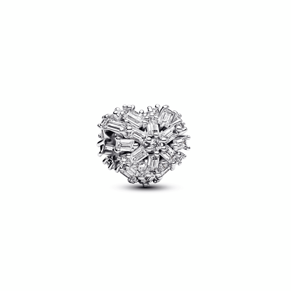 Sparkling Heart Charm