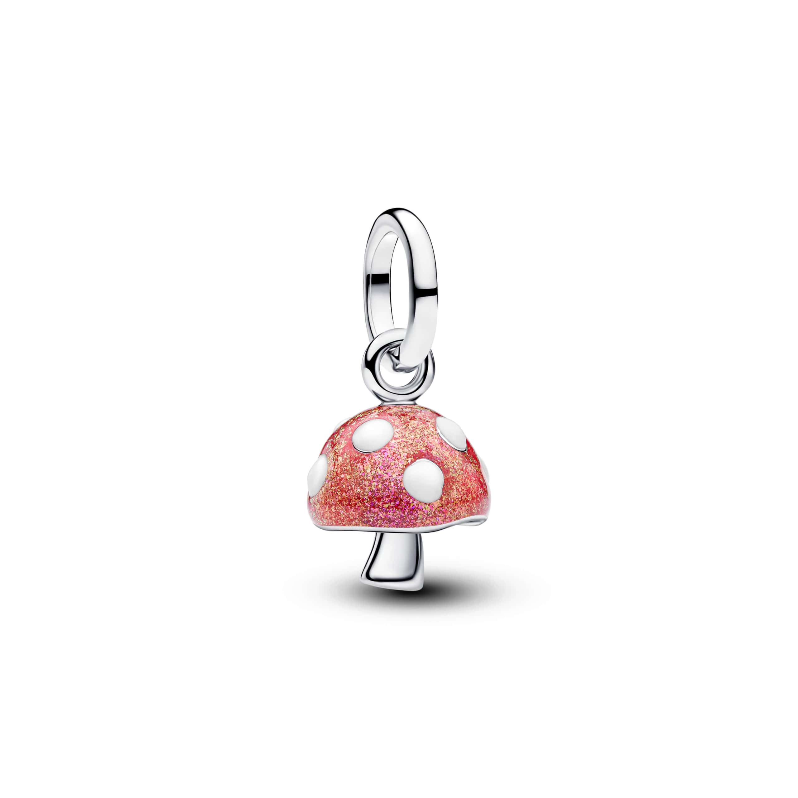 Glow-in-the-dark Mushroom Dangle Charm