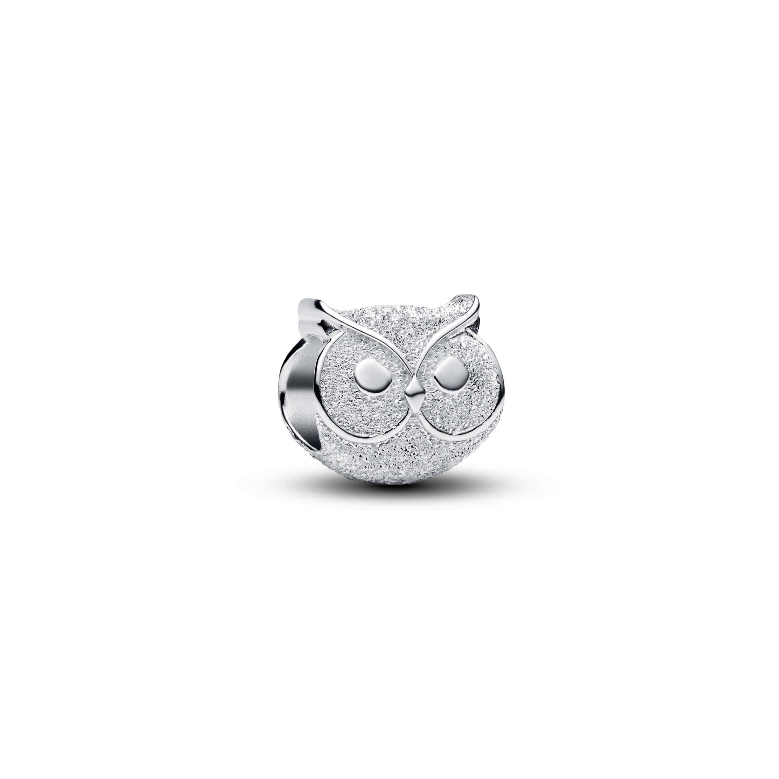 Textured Owl Mini Charm