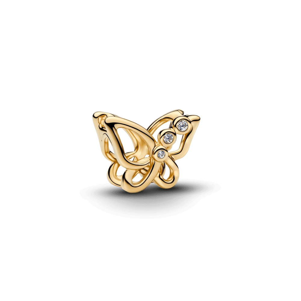 Butterfly Openwork Charm