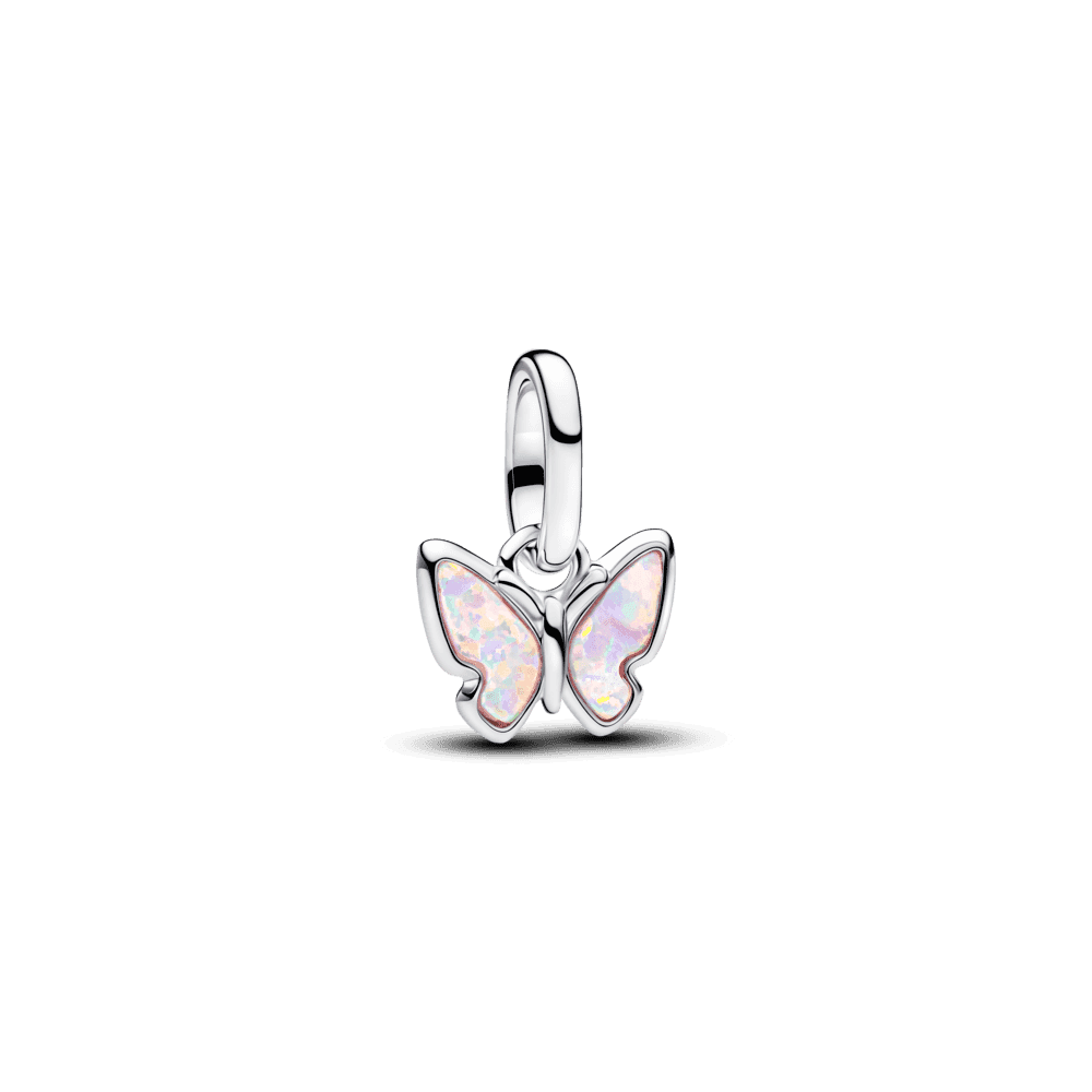Pink Butterfly Mini Dangle Charm