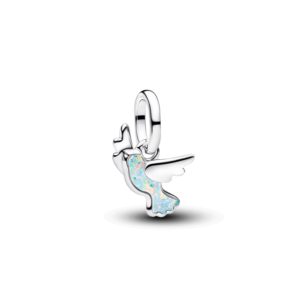 White Dove Mini Dangle Charm