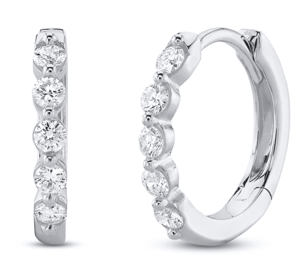DIAMOND HUGGIE EARRING