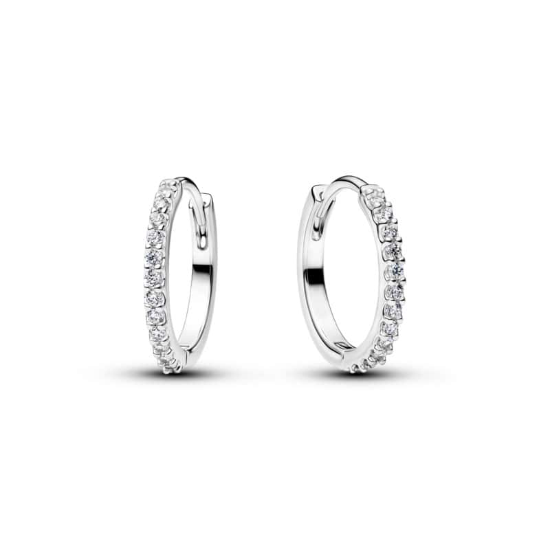Sparkling Mini Hoop Earrings