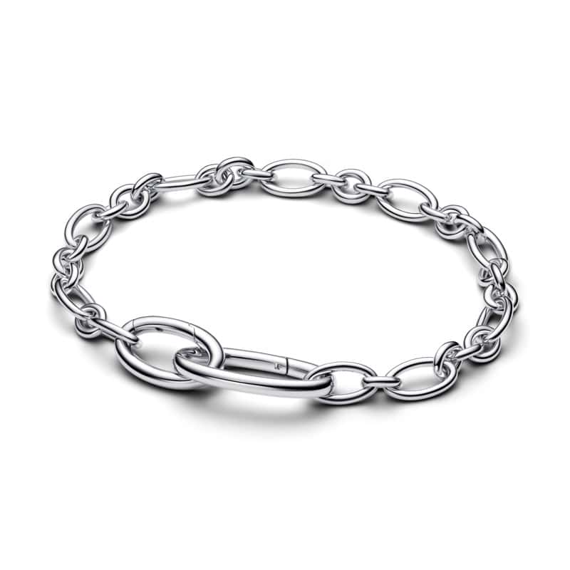 Openable Oval Link Chain Bracelet
