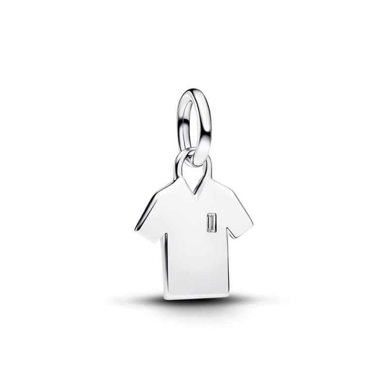 Engravable Soccer Shirt Dangle Charm