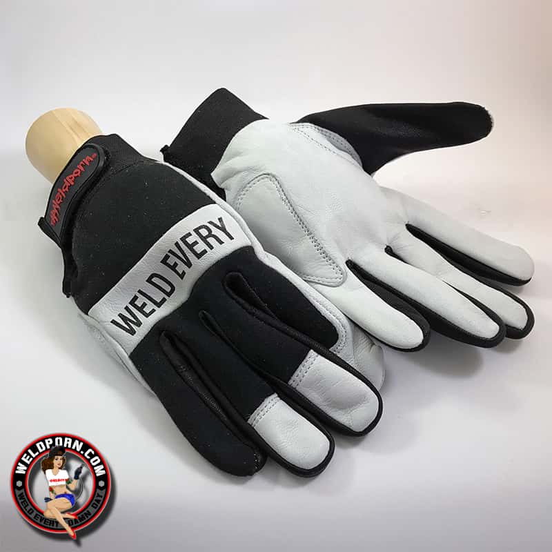 WEDD Heavy Duty Tig Gloves – Black & White