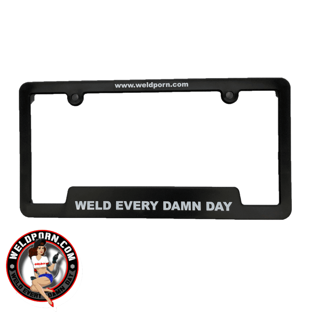 Weldporn License Plate