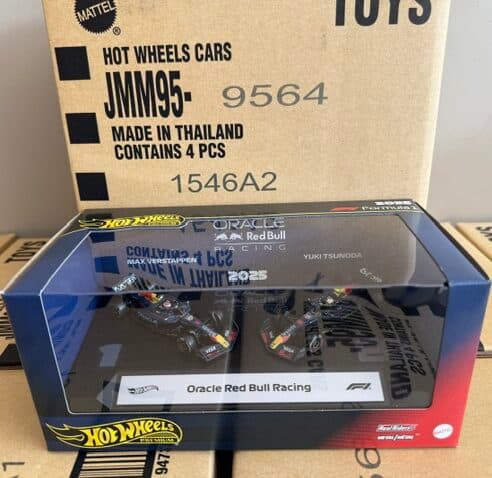 2026 FORMULA 1 SOLID 2 CAR SET CASE – 2025 RED BULL RACING