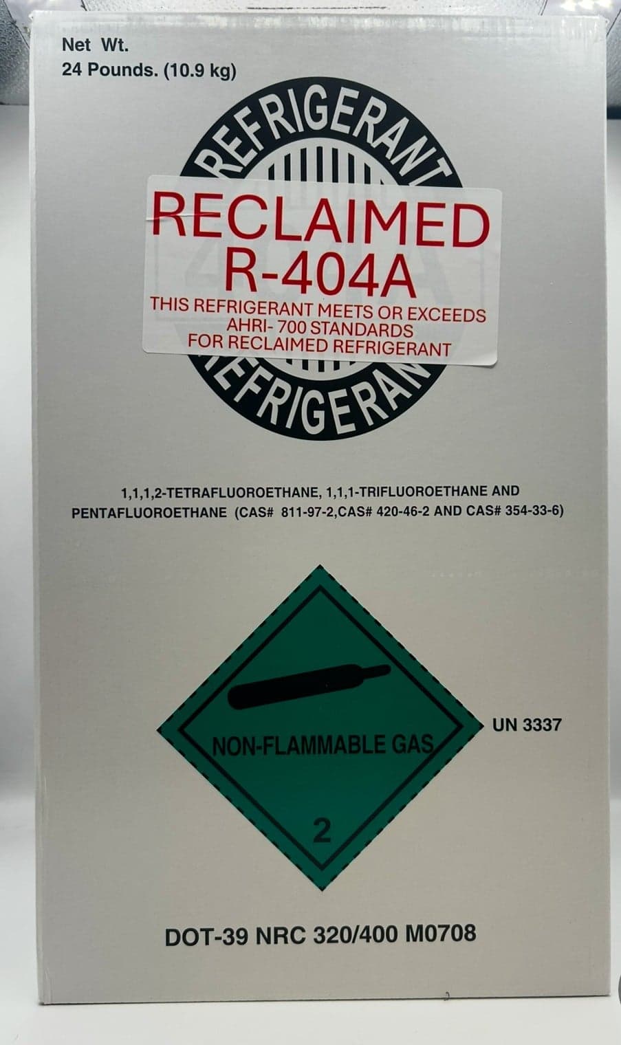 Reclaimed R404A (5 Cylinders)