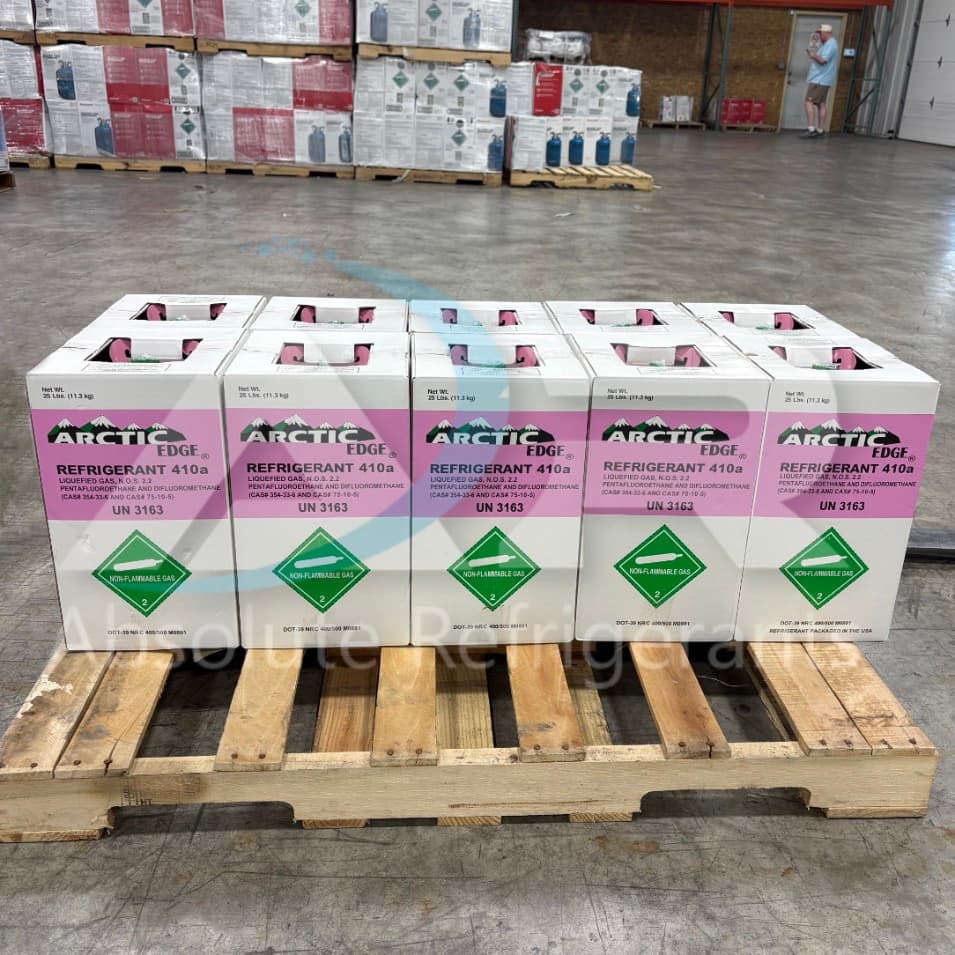 R-410A 25 lb Cylinders — 1/4, 1/2, or Full Pallet - thumbnail 4