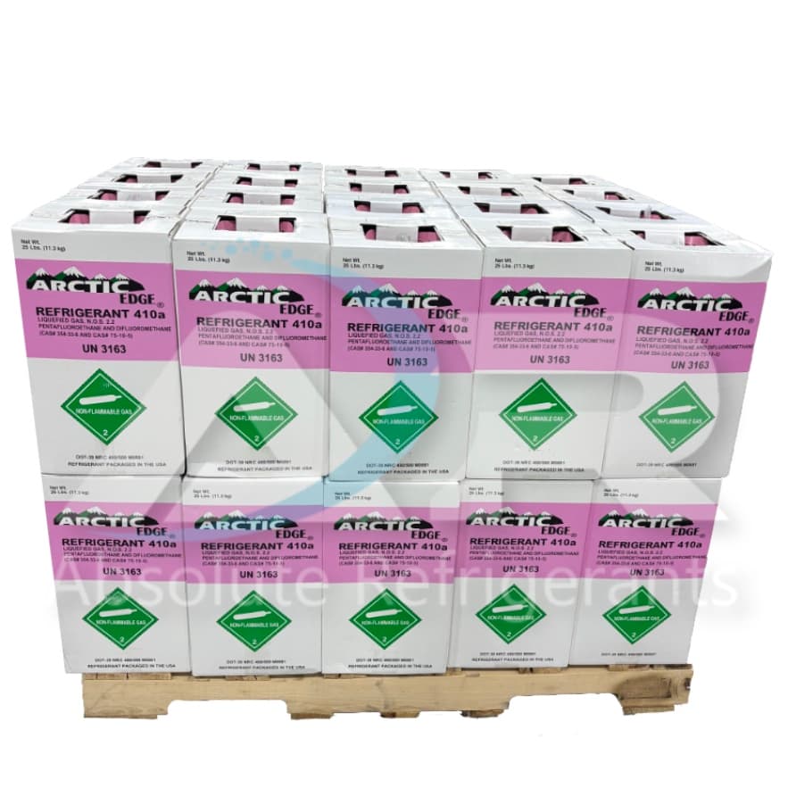 R-410A 25 lb Cylinders — 1/4, 1/2, or Full Pallet