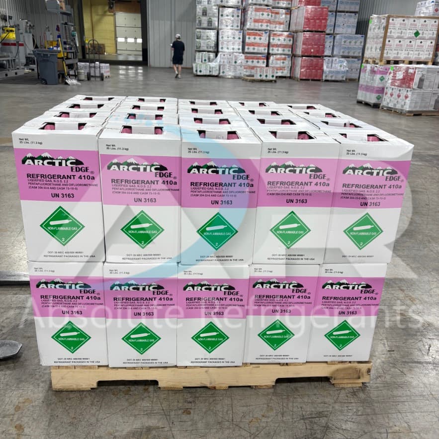 R-410A 25 lb Cylinders — 1/4, 1/2, or Full Pallet - thumbnail 2