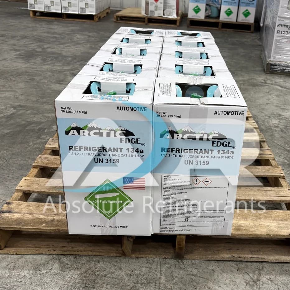 R-134A AUTO 30 lb Cylinders — 1/4, 1/2, or Full Pallet - thumbnail 5