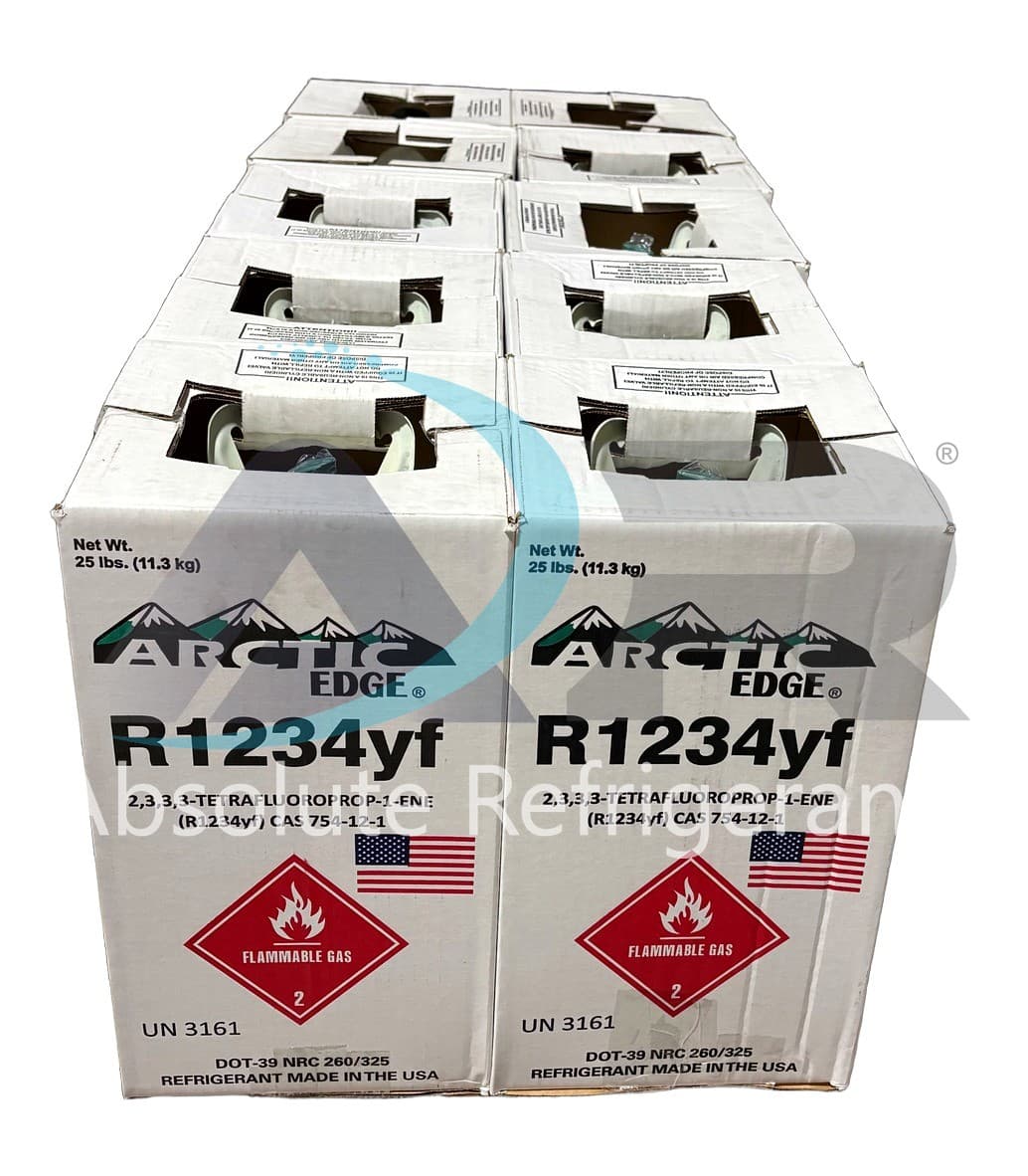 R-1234YF 25 lb Cylinders — 1/4, 1/2, or Full Pallet - thumbnail 5