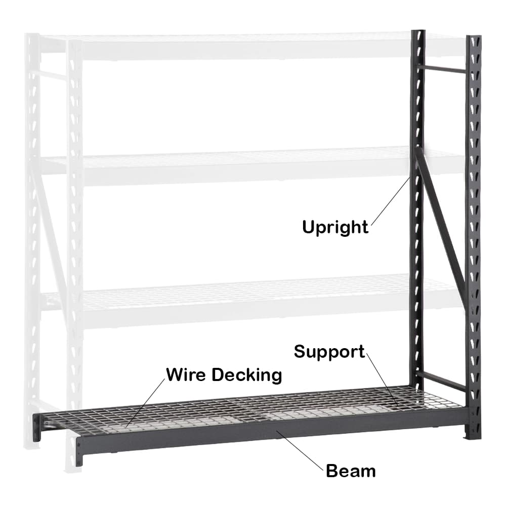 Super Saver Industrial Garage Shelving – Components