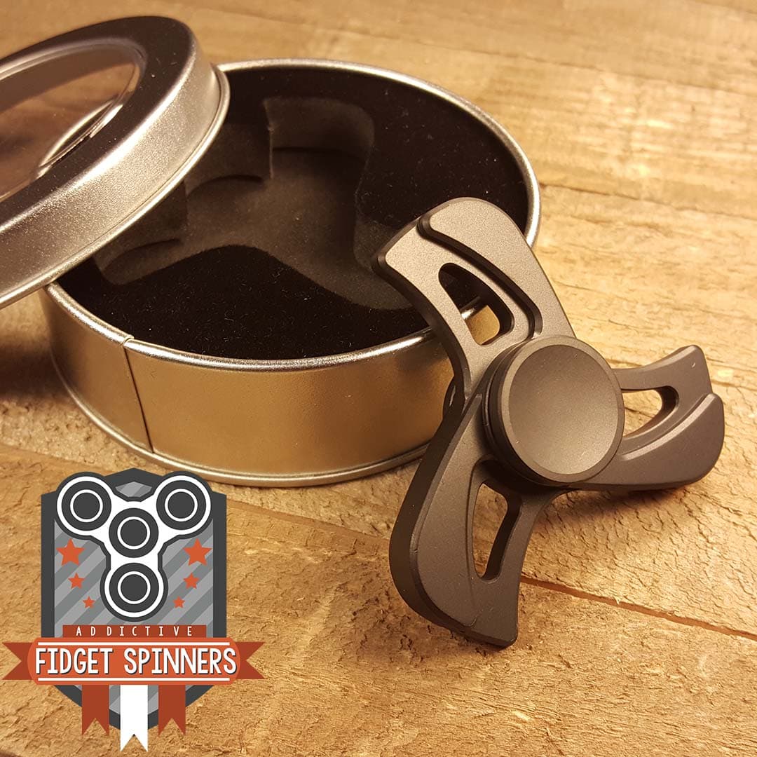 EDC Stainless Steel or Aluminum Turbine Fidget Spinner - thumbnail 4