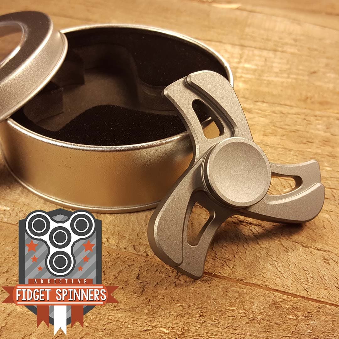 EDC Stainless Steel or Aluminum Turbine Fidget Spinner - thumbnail 8